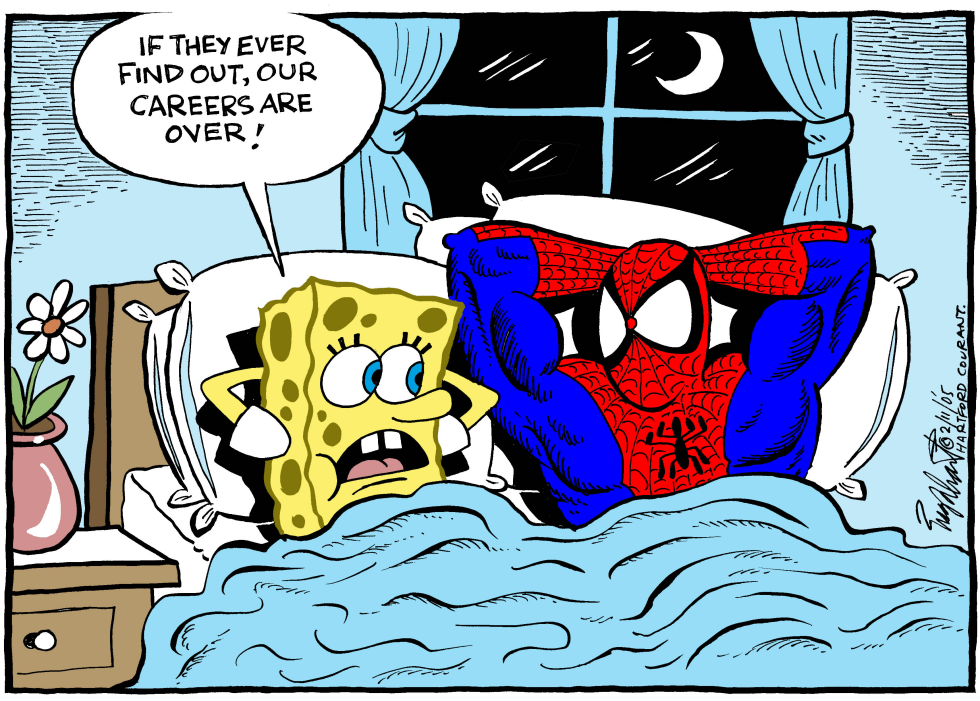  GAY SPONGEBOB by Bob Englehart