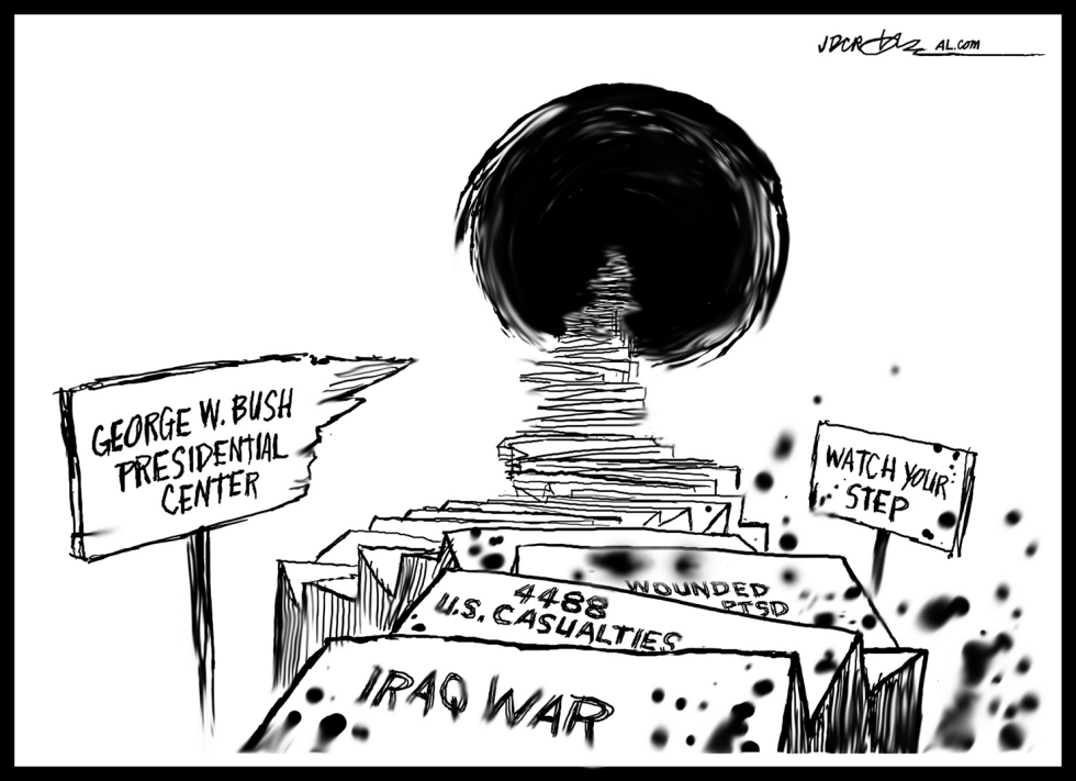 Bush Library/Iraq War Deadication