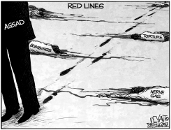 RED LINES by Christopher Weyant