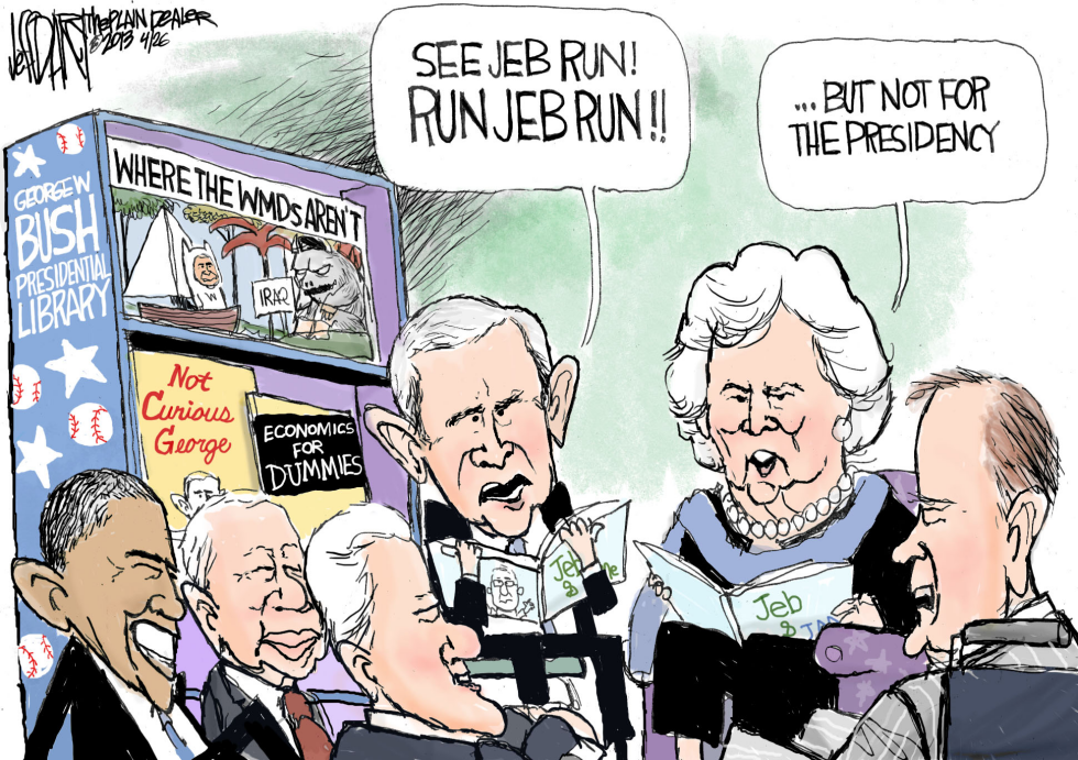 Bush Library story time