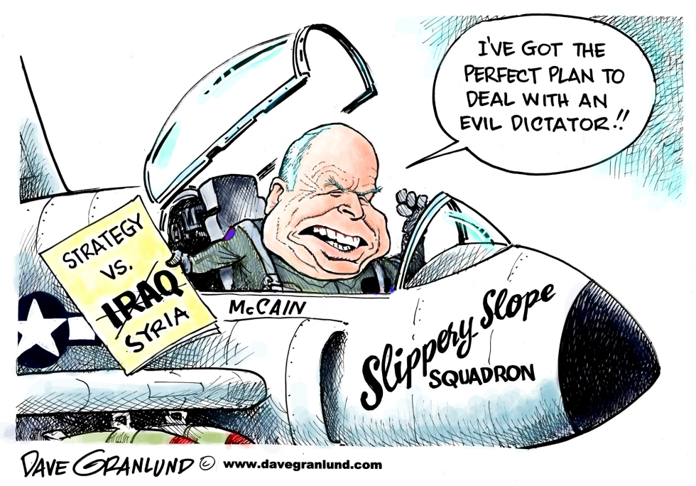  MCCAIN AND SYRIA by Dave Granlund