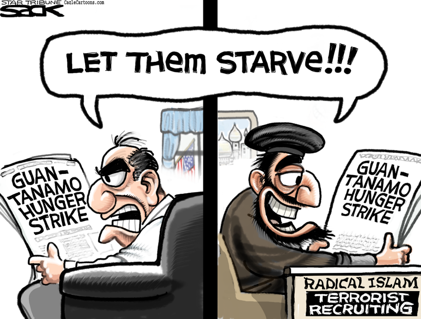 Gitmo Hunger Strike COLOR