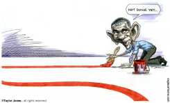 OBAMA'S THIN RED LINE -  by Taylor Jones