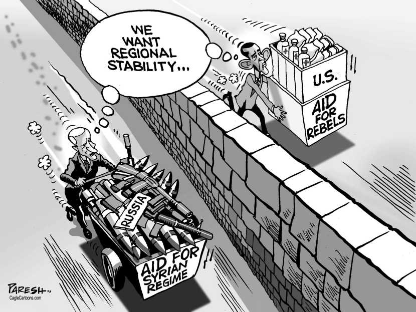 Us, Russia on Syria