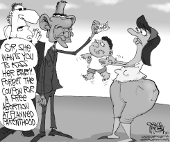 OBAMA PLUGS ABORTION by Gary McCoy