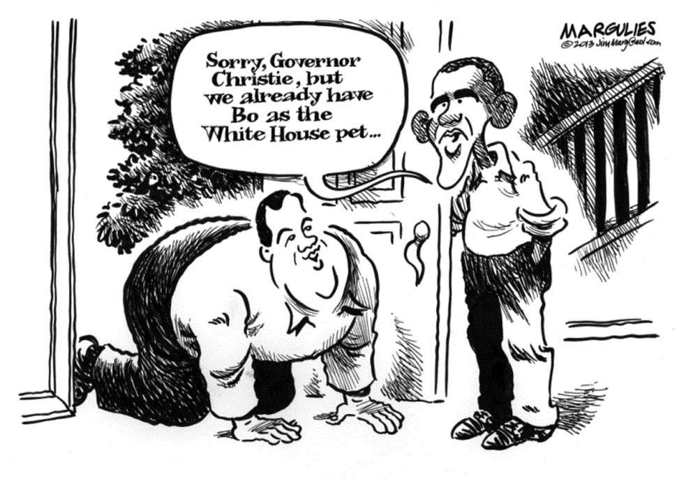 Christie and Obama