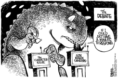 SANFORD DEBATE by Rick McKee