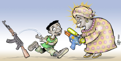 KIDS AND GUNS by Damien Glez