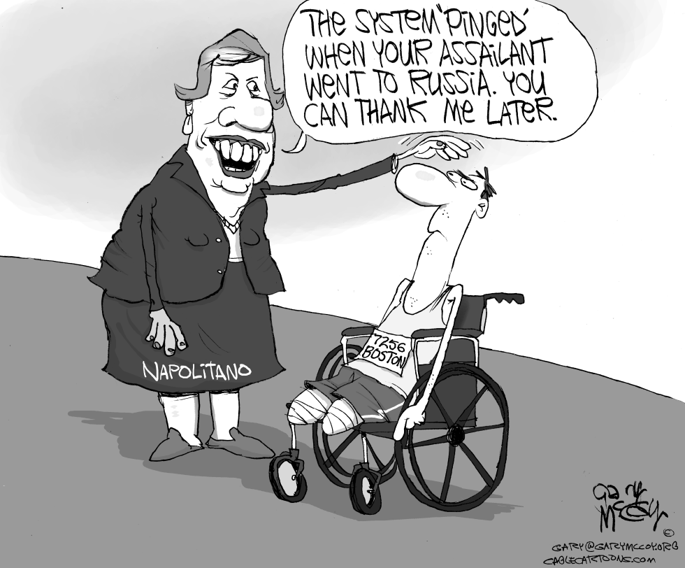 Napolitano's Boston Blunder CORRECTION