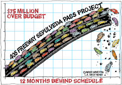 LOCAL-CA 405 FREEWAY FARCE  by Monte Wolverton