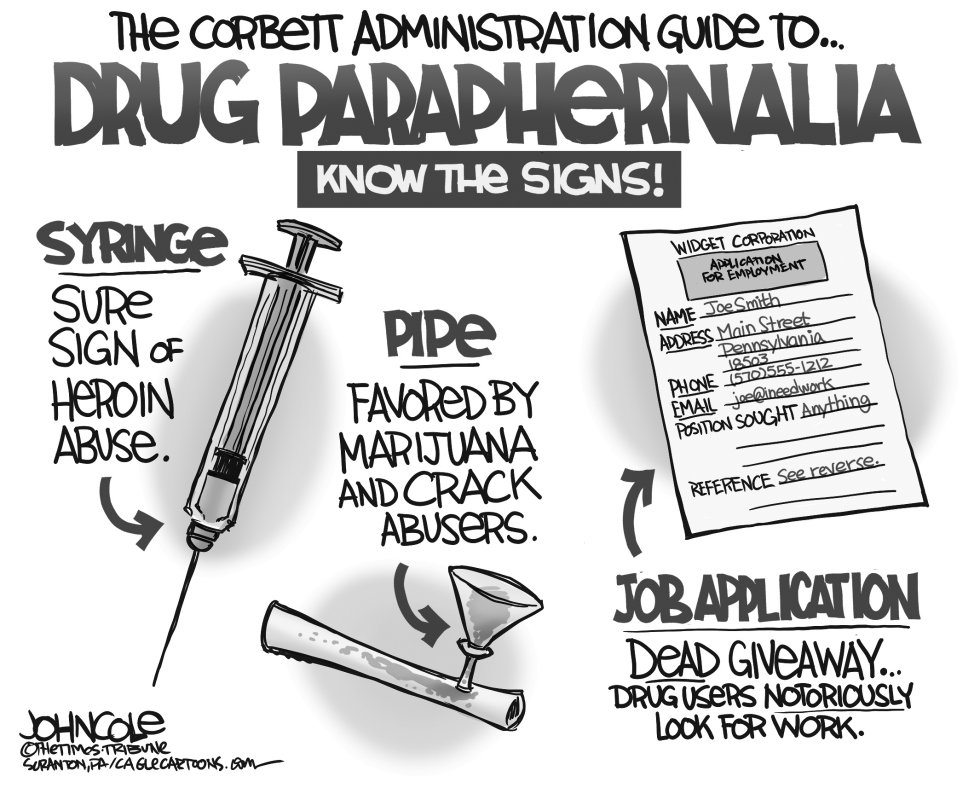 LOCAL PA -- Corbett's drug users BW