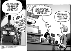 GAY NBA PLAYER by Nate Beeler