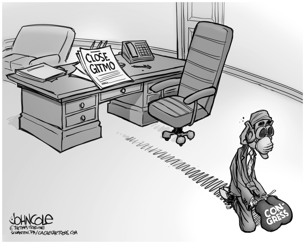 Obama and Gitmo BW