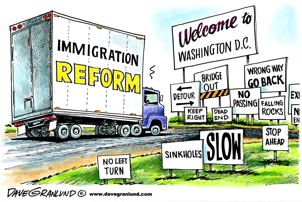  IMMIGRATION REFORM by Dave Granlund