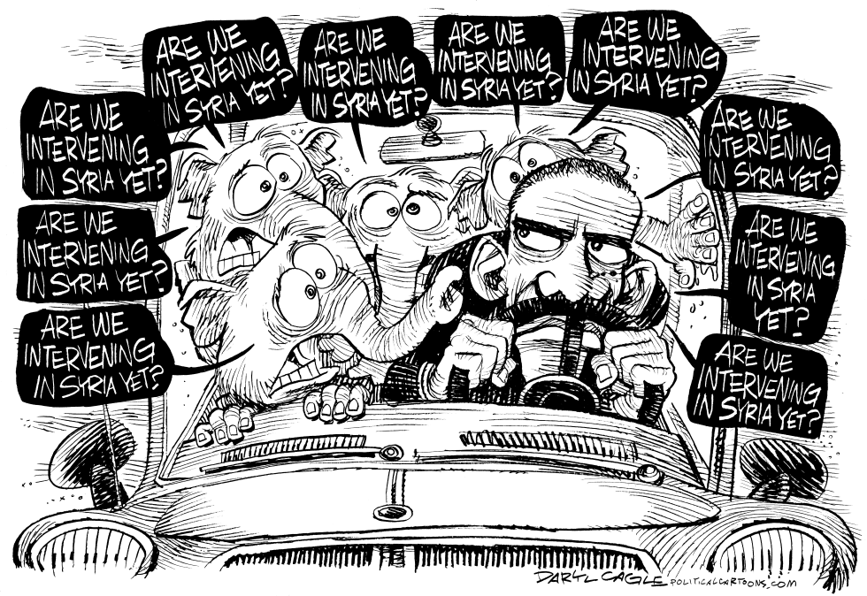 Are we intervening in Syria yet?