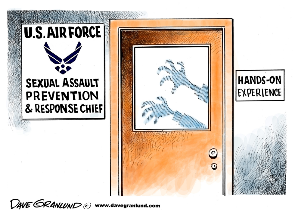  USAF SEXUAL ASSAULT DIVISION by Dave Granlund