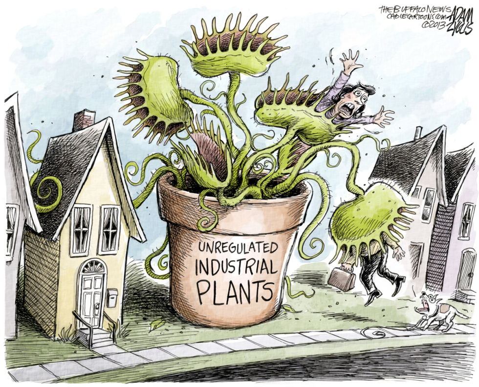  UNREGULATED INDUSTRIAL PLANTS by Adam Zyglis