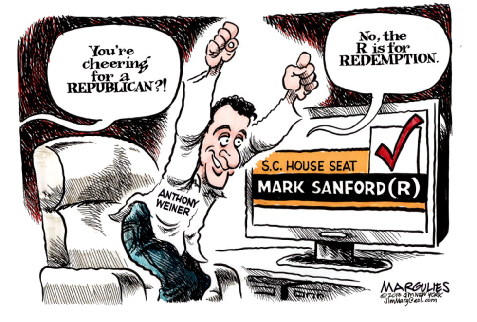 Mark Sanford and Anthony Weiner