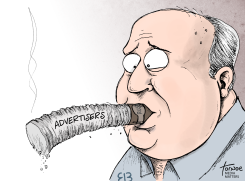 LIMBAUGH ADVERTISERS by Rob Tornoe