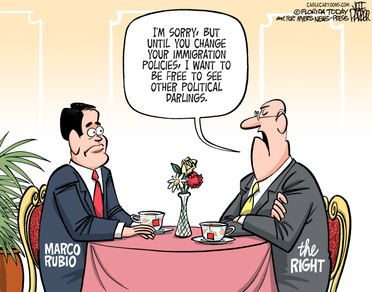 RUBIO AND THE RIGHT'S RELATIONSHIP by Jeff Parker