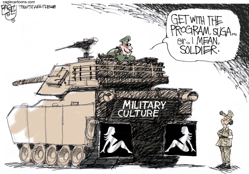 Military Harassment Flap color