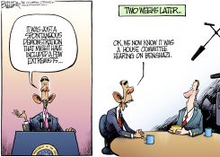 BENGHAZI HEARINGS  by Nate Beeler