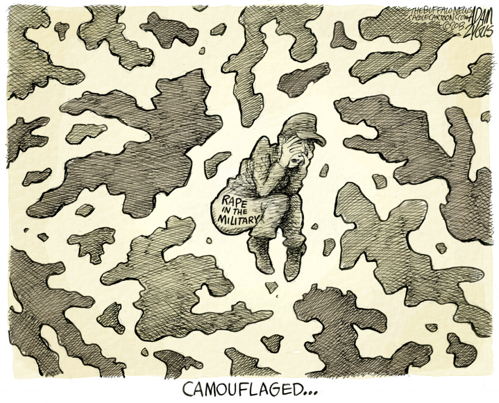  RAPE IN THE MILITARY by Adam Zyglis