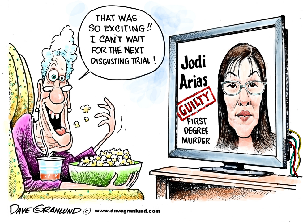  JODI ARIAS VERDICT by Dave Granlund