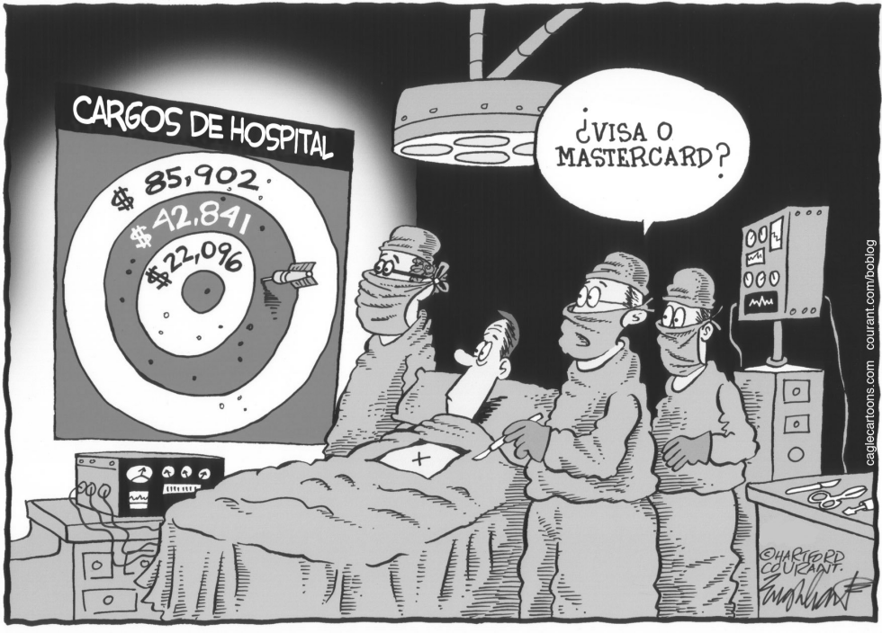  TARIFAS ARBITRARIAS DE HOSPITAL by Bob Englehart