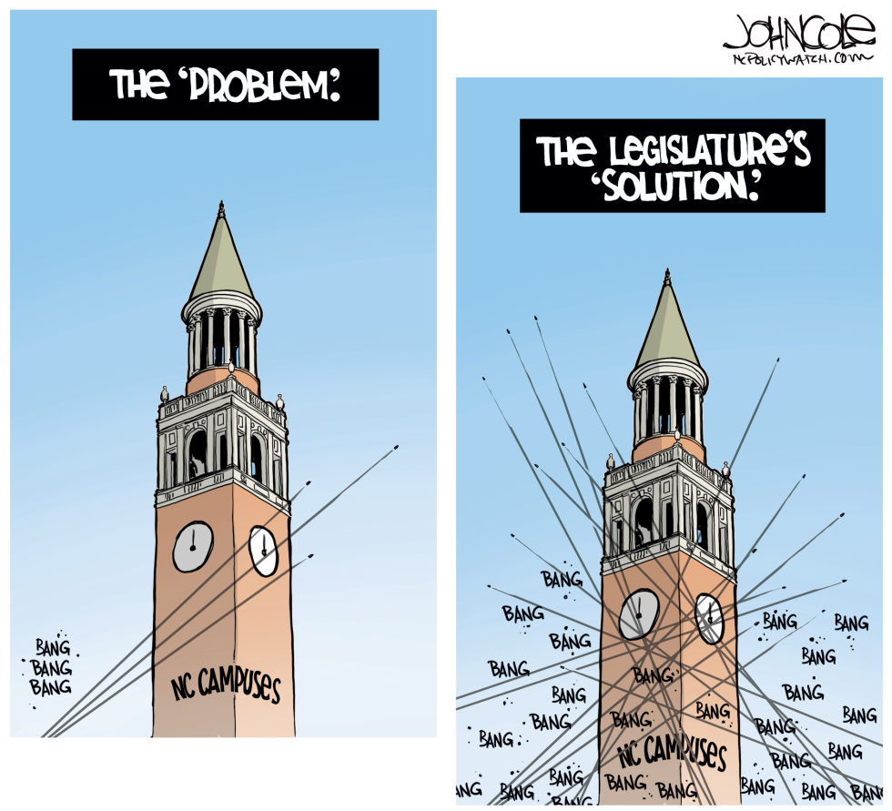 LOCAL NC -- Guns on campus COLOR