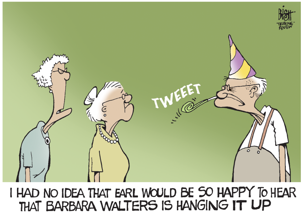 BARBARA WALTERS RETIRES, COLOR