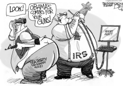 TAX PROBE by Pat Bagley
