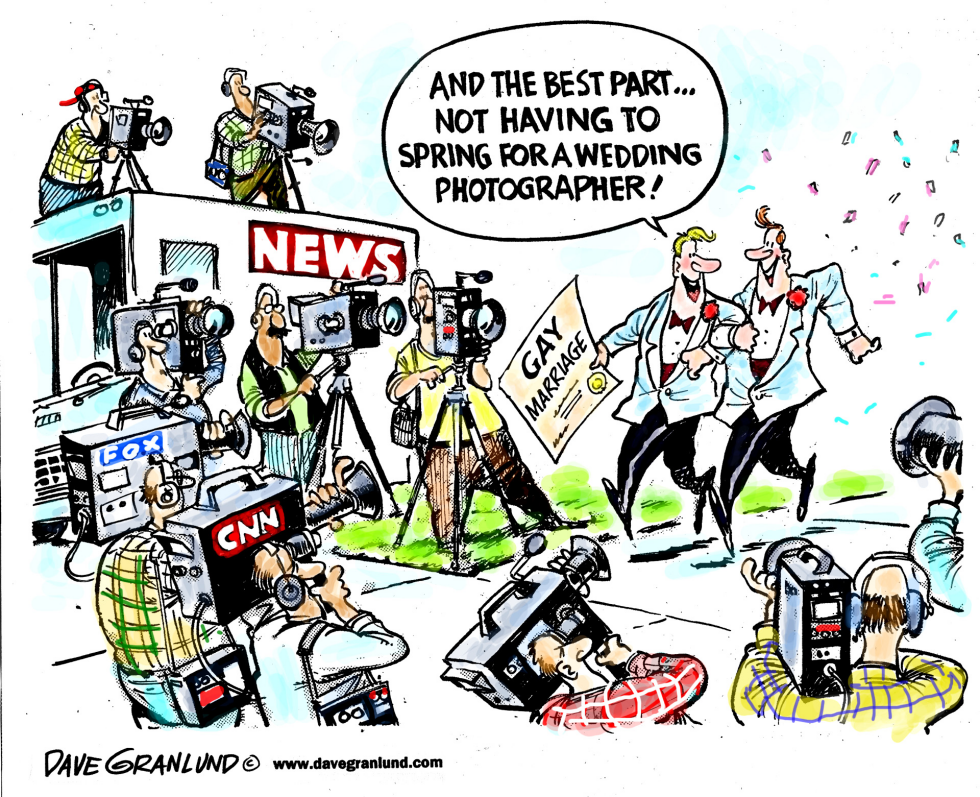  GAY MARRIAGE AND MEDIA by Dave Granlund