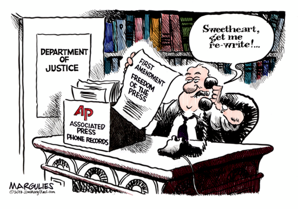 Justice Department AP phone records color