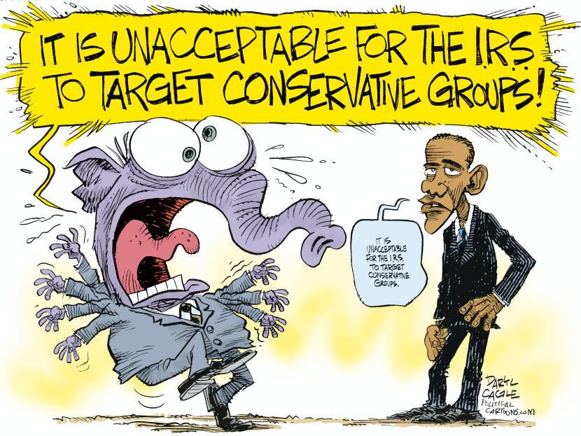 IRS Scandal and Obama COLOR