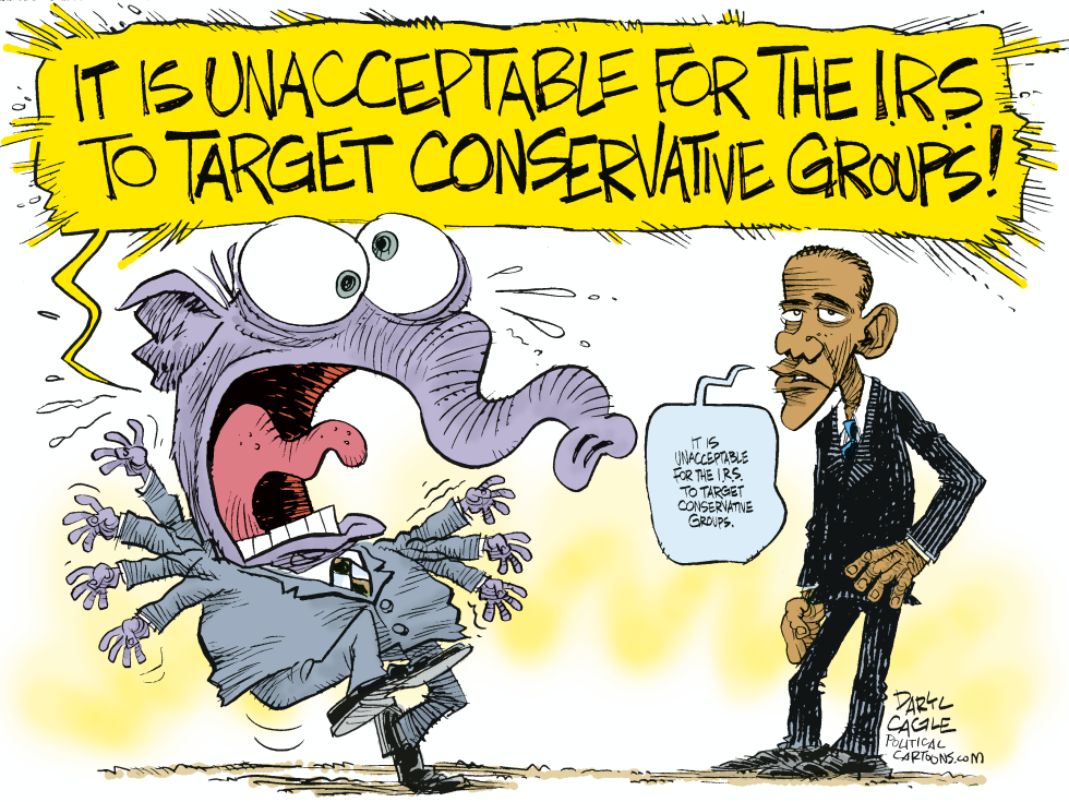 IRS Scandal and Obama COLOR