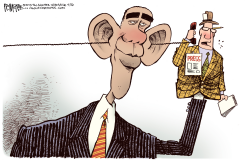 OBAMA AND THE PRESS  by Rick McKee