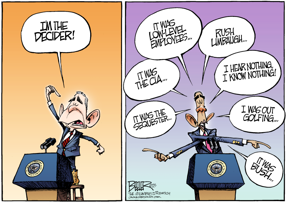  OBAMA SCANDALS by Nate Beeler