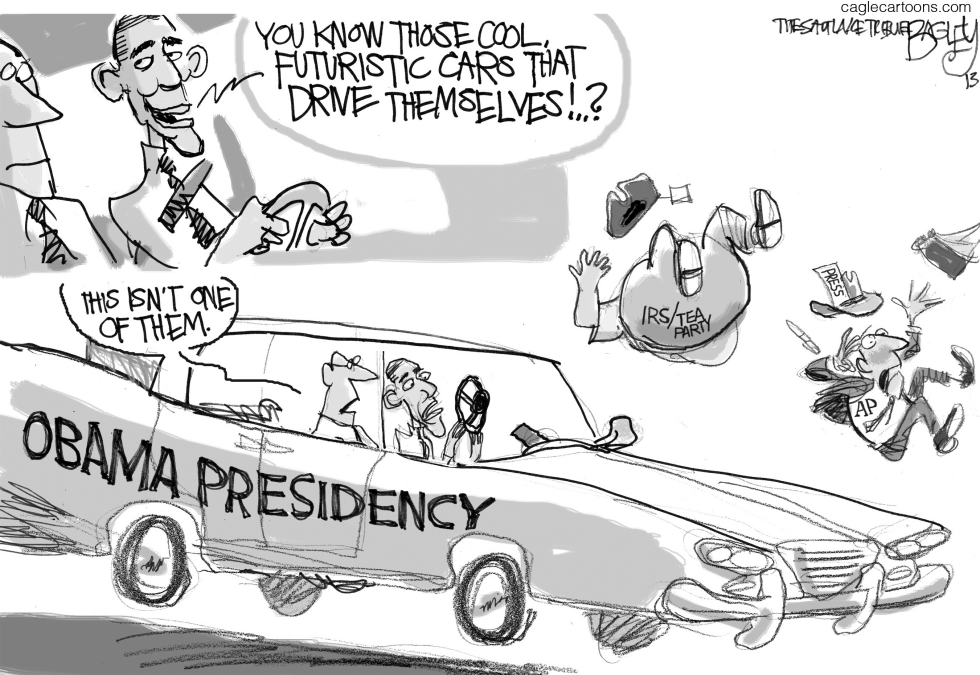 Obama at the Wheel