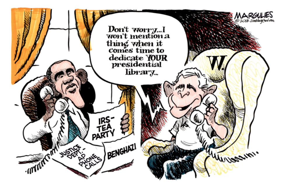 Obama scandals color