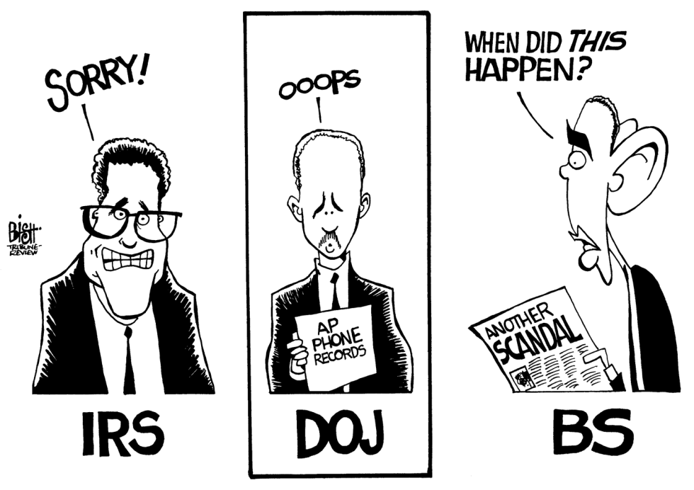 DEPARTMENTS OF SCANDALS, B/W