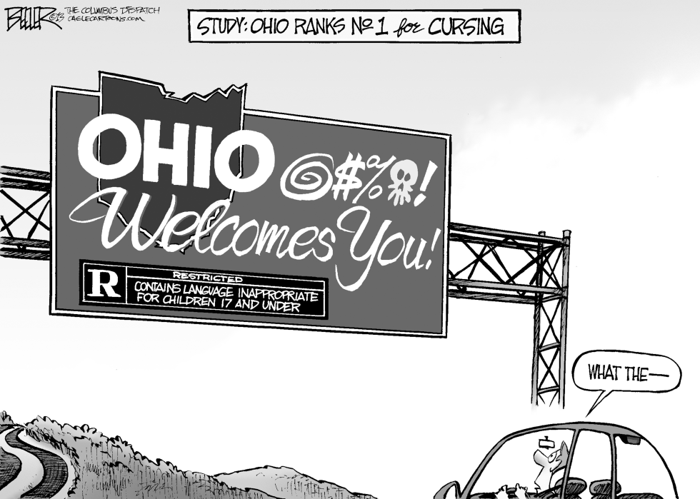  LOCAL OH - BLEEPING OHIO by Nate Beeler