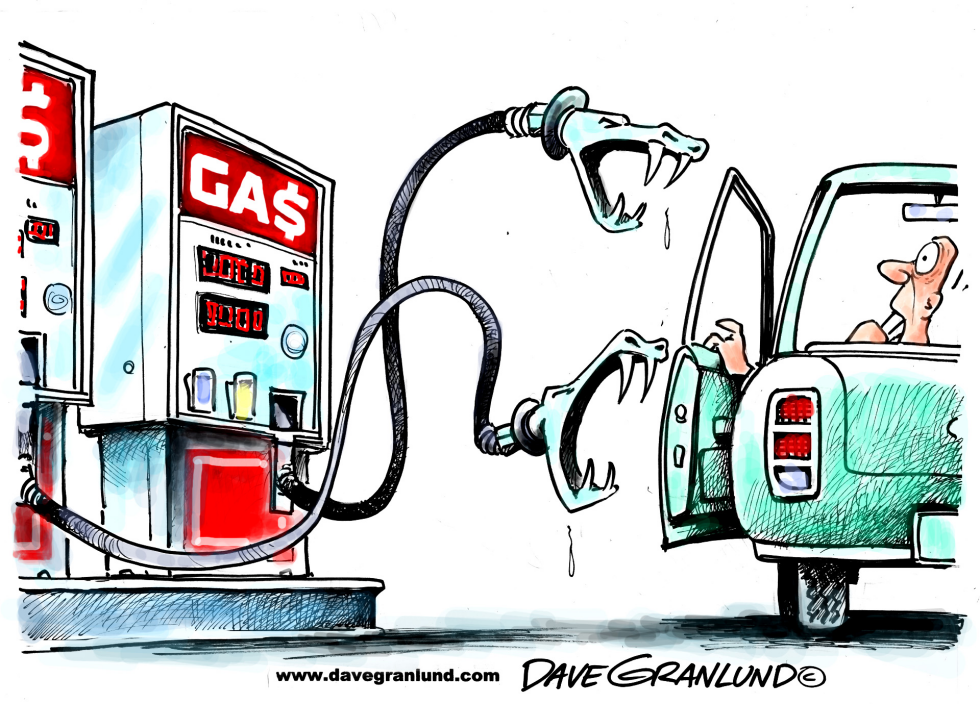  GASOLINE PRICES by Dave Granlund