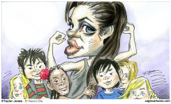 ANGELINA JOLIE -  by Taylor Jones