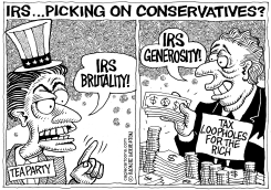 IRS TARGETS CONSERVATIVES by Monte Wolverton