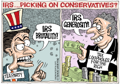 IRS TARGETS CONSERVATIVES  by Monte Wolverton