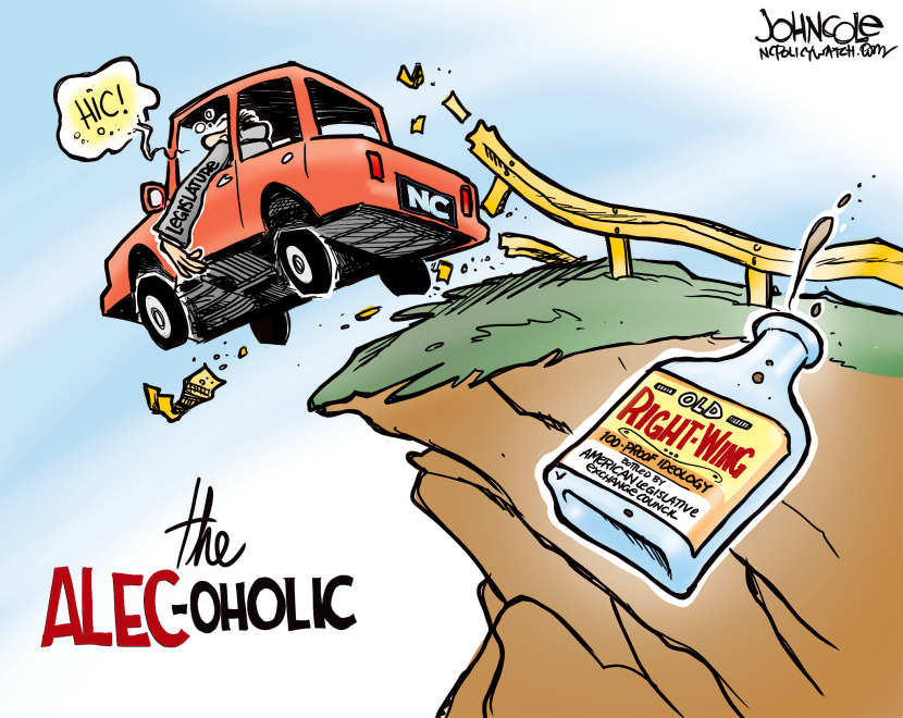 LOCAL NC -- ALEC and the legislature