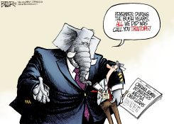 GOP AND THE PRESS  by Nate Beeler