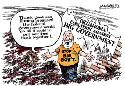 OKLAHOMA TORNADO AND FEDERAL AID  by Jimmy Margulies