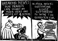 POPE'S EXORCISM by Randall Enos